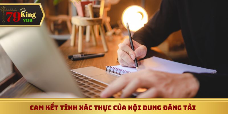 Cam kết tính xác thực trong nguyên tắc xuất bản nội dung